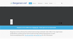 Desktop Screenshot of bergersen.net