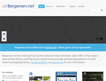 Tablet Screenshot of bergersen.net